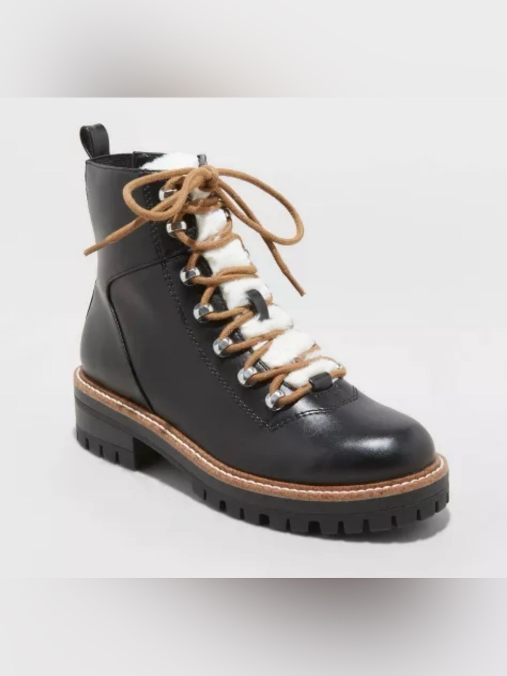 a new day Leighton Hiking Winter Lace-Up Boots Size 9 Like New